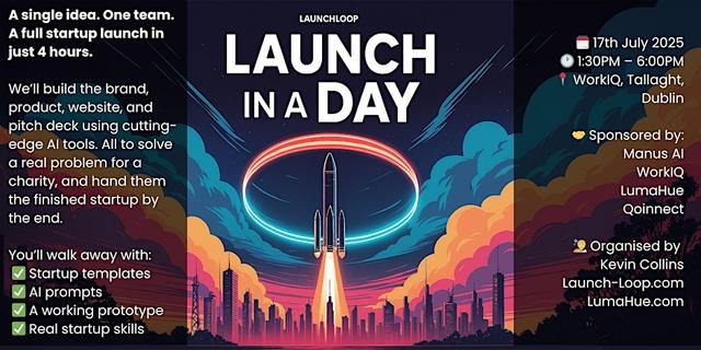 Launch in a Day: Build a Full Startup in 4 Hours Workshop